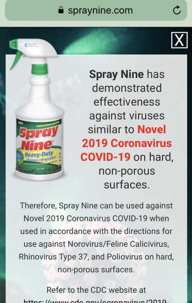 What Kills Coronavirus Disinfectancts that MAY Kill Deadly CV Strains